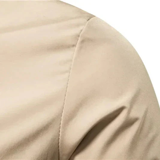 Chaqueta Bomber para Hombre de Poliéster con Corte Slim Fit y Cierre de Cremallera